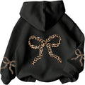 Girls Graphic Thermal Long Sleeve Hooded Drop Shoulder Pullover Top Ages 8-12