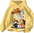 Girl's Graphic Long Sleeve Hooded Cute Cartoon Print Pullover s Pullovers Casual Tops