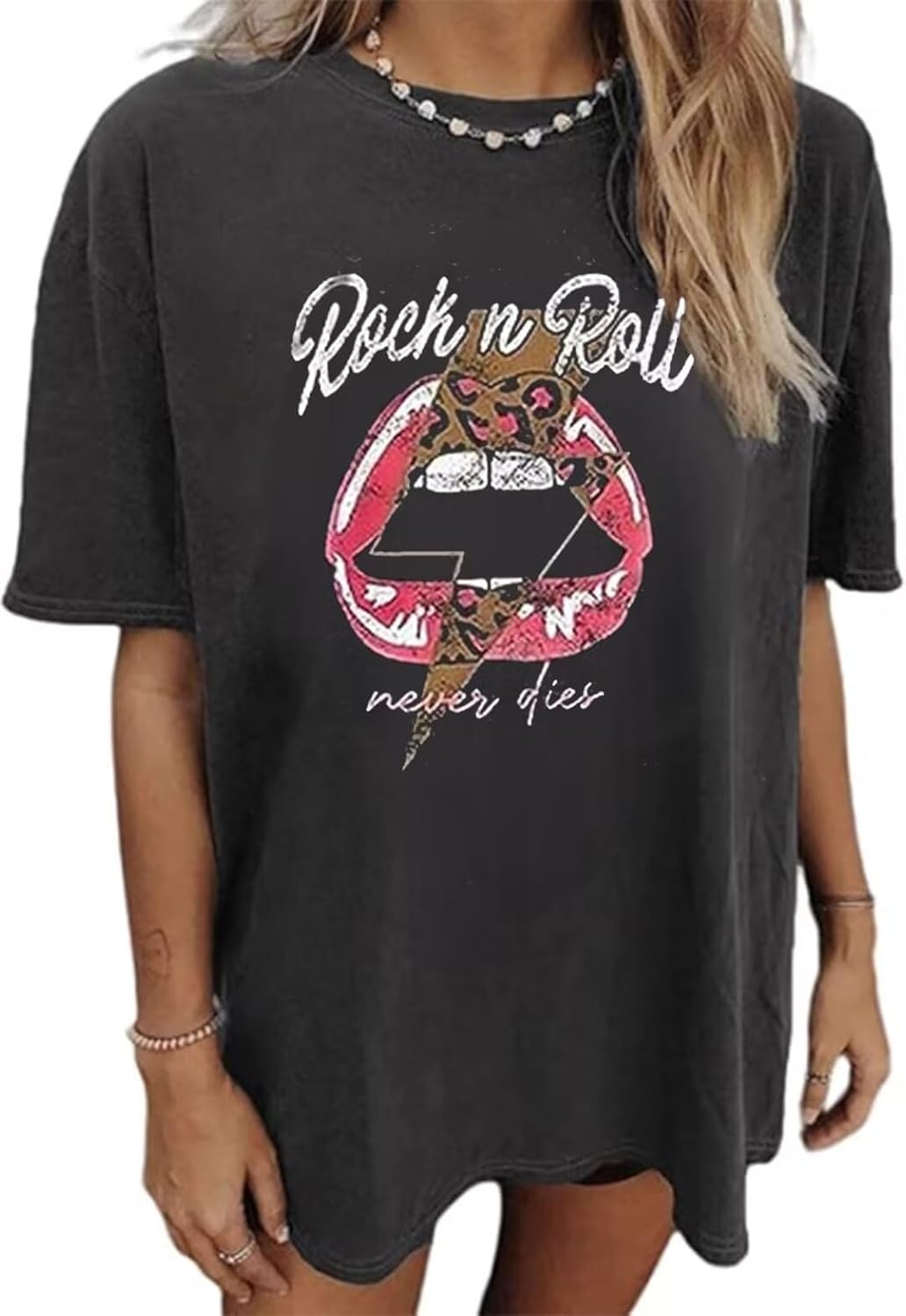 Music City Women Country Music Oversized Tshirts Vintage Graphic Rock Concert Shirts Rock Band Tops