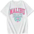 Cute Letter Graphic Tees for Girls Preppy Aesthetic Shirts Oversized Trendy T Shirts Loose Casual Summer Tops