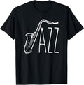 Cool Saxophone For Men Women Jazz Music Band Musician Player Unisex , , , Long Sleeve Tee