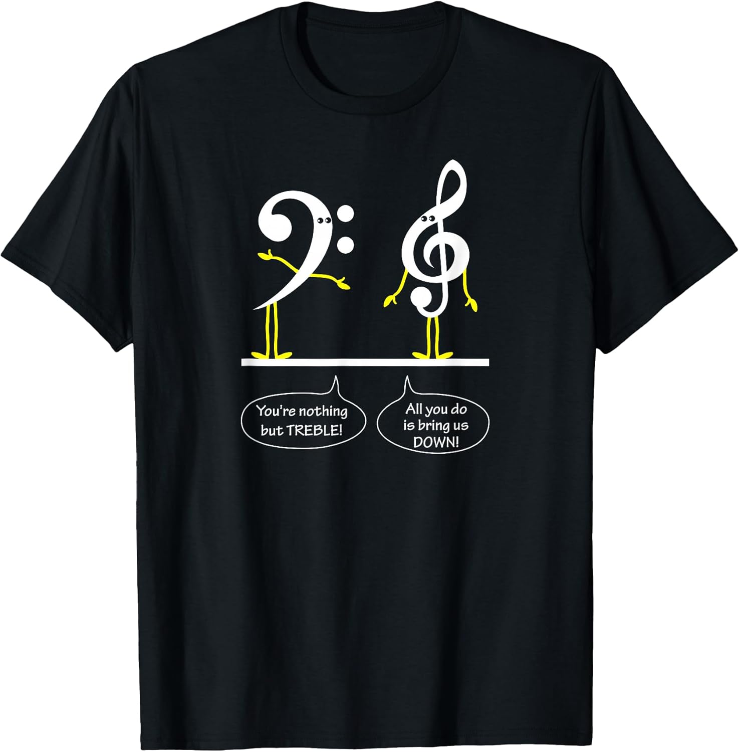 Musician Marching Band Music Funny Nothing But Treble Unisex , , , Long Sleeve Tee