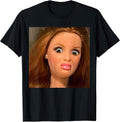 Funny Doll Face Meme Expression Hilarious Sarcastic Unisex , , , Long Sleeve Tee