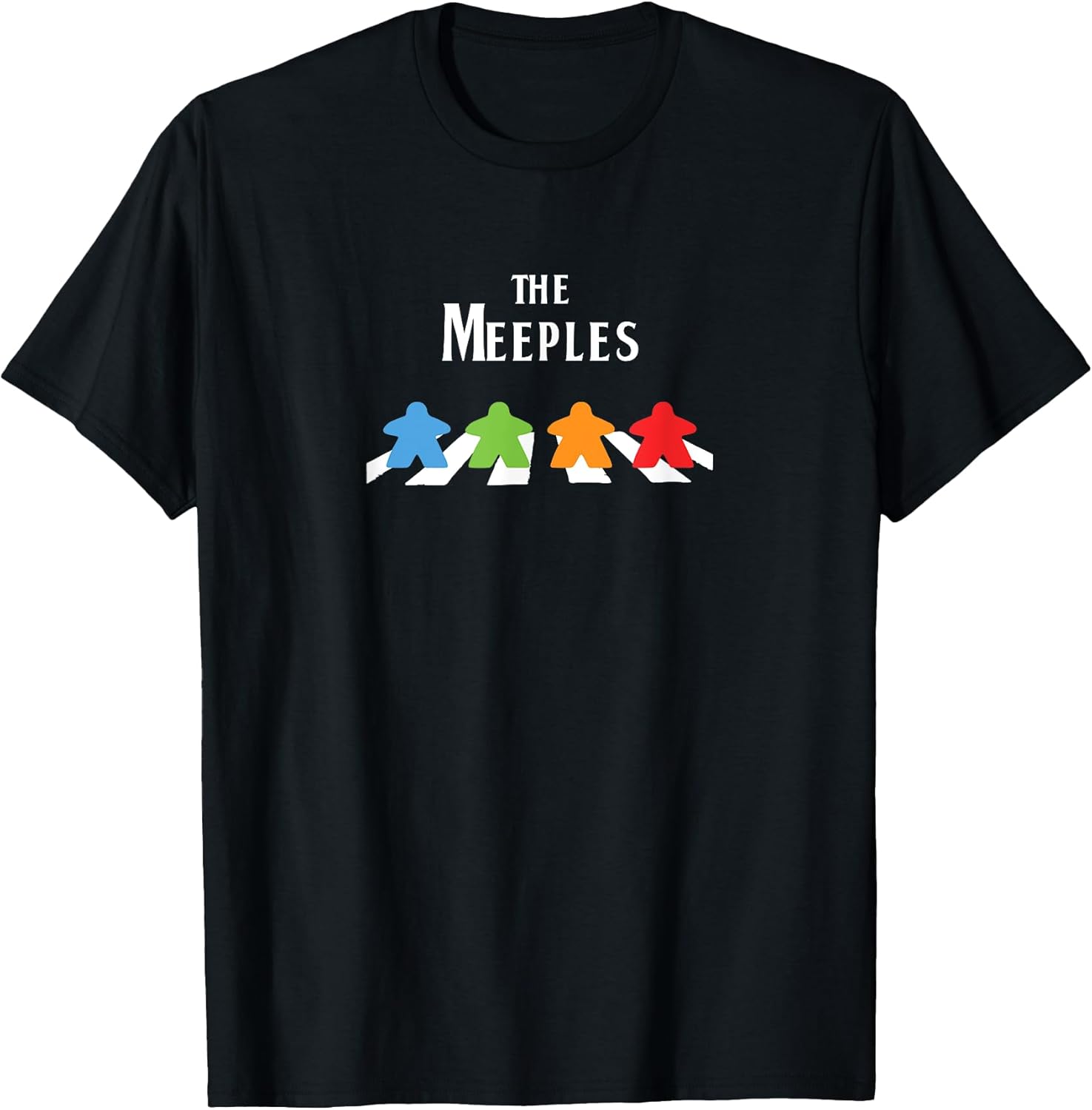The Meeples Board Game Addict Unisex , , , Long Sleeve Tee