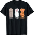 Cat Lover Cat Owner Funny Cat Rock Paper Scissors Unisex , , , Long Sleeve Tee