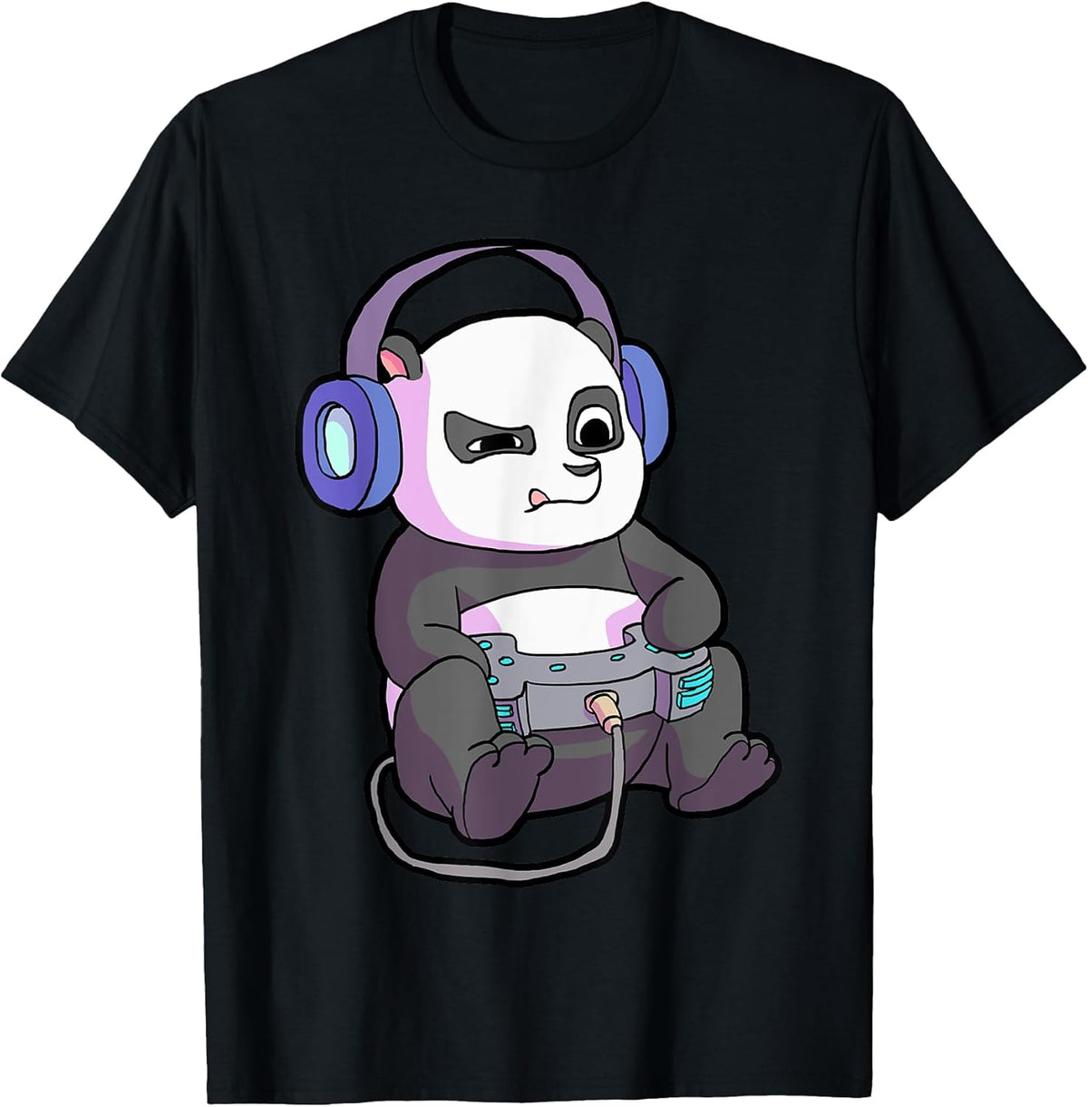 Gamer Shirt for Boys Gaming Teen Girl Funny Panda Shirt Unisex , , , Long Sleeve Tee