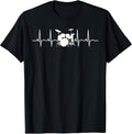 Drummer Heartbeat Drums Player Music Band Heartbeat Unisex , , , Long Sleeve Tee