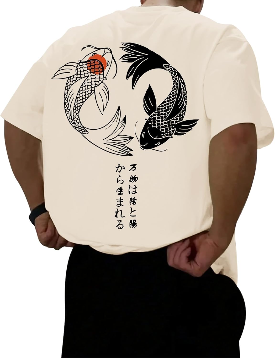Oversized Graphic Tshirts for Men Japanese Streetwear Shirts Vintage Harajuku T Shirts Drop Shoulder Designer Tees