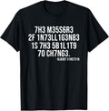 The measure of intelligence coded motivational science quote Unisex , , , Long Sleeve Tee