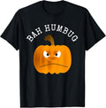 BAH HUMBUG Holiday T Shirt - Grumpy Pumpkin Tee