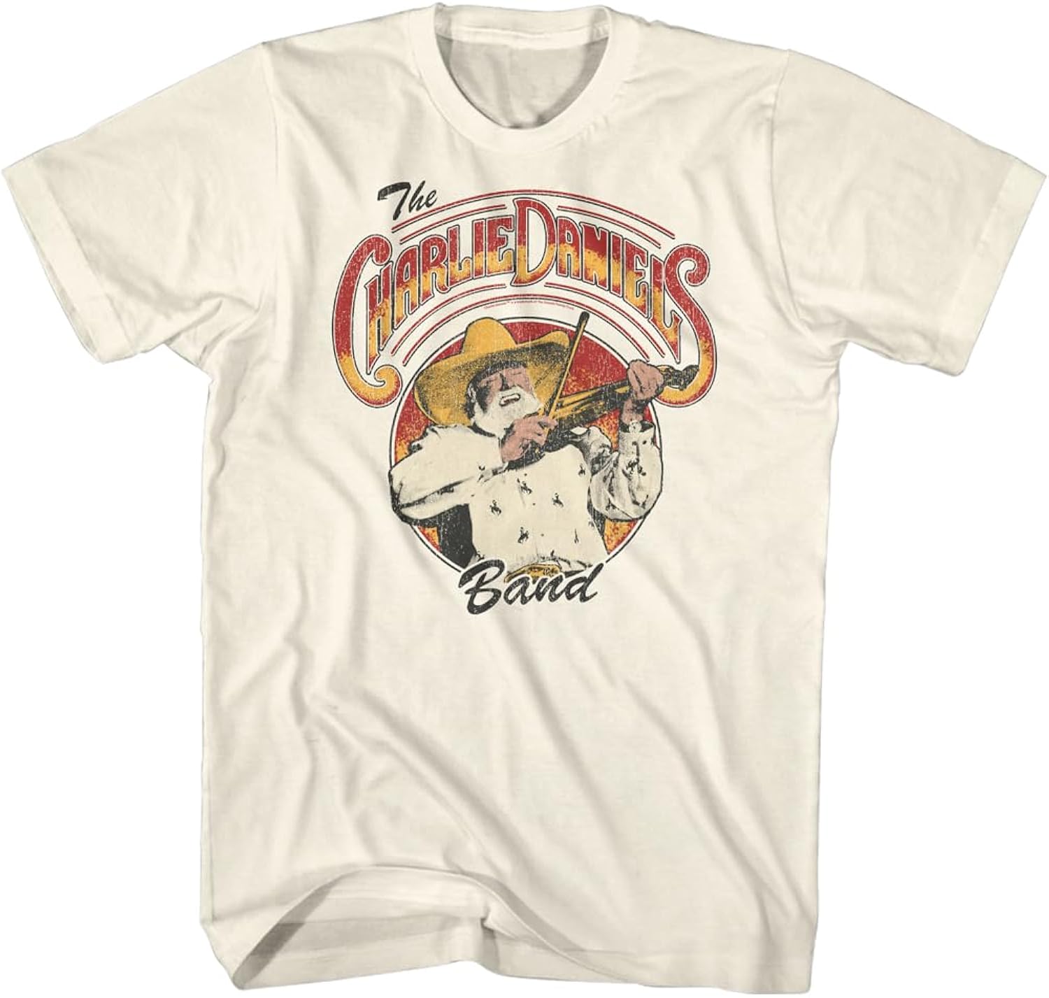 The Charlie Daniels Band T Shirt Logo & Charlie Adult Short Sleeve T Shirts Country Music Vintage Style Graphic Tees