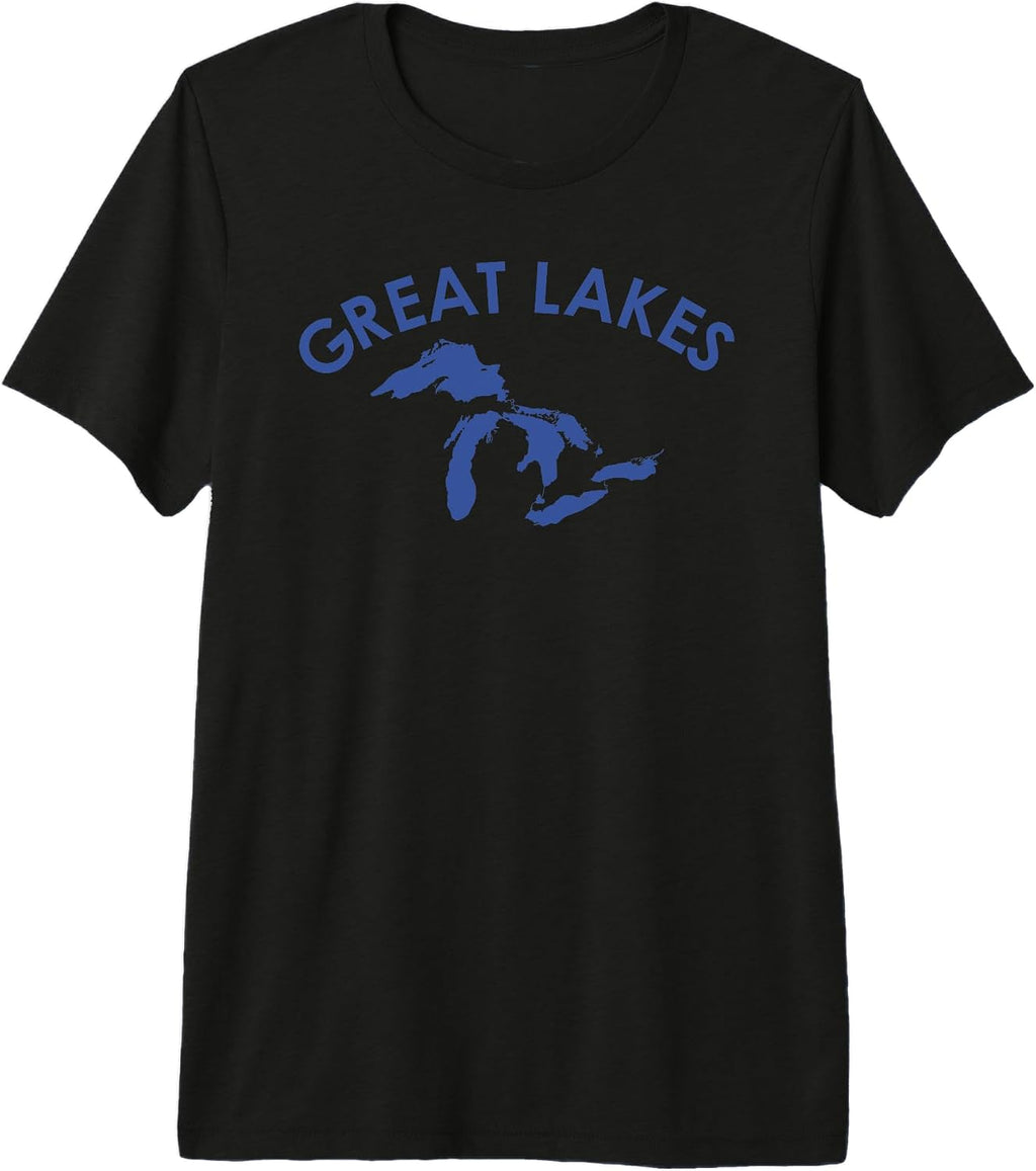 GREAT LAKES MAP SILHOUTTE