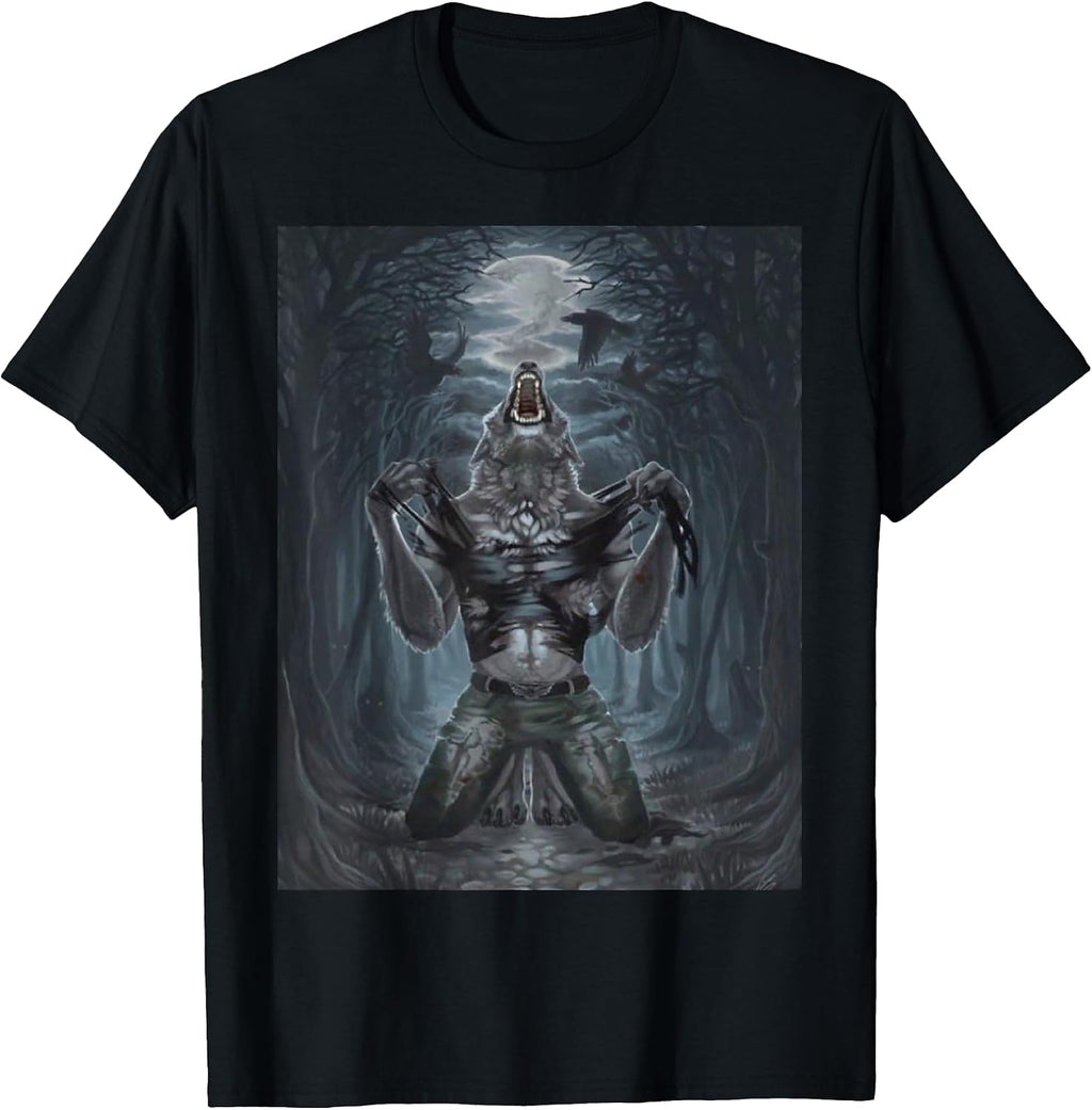 Werewolf Ripping Off Shirt meme