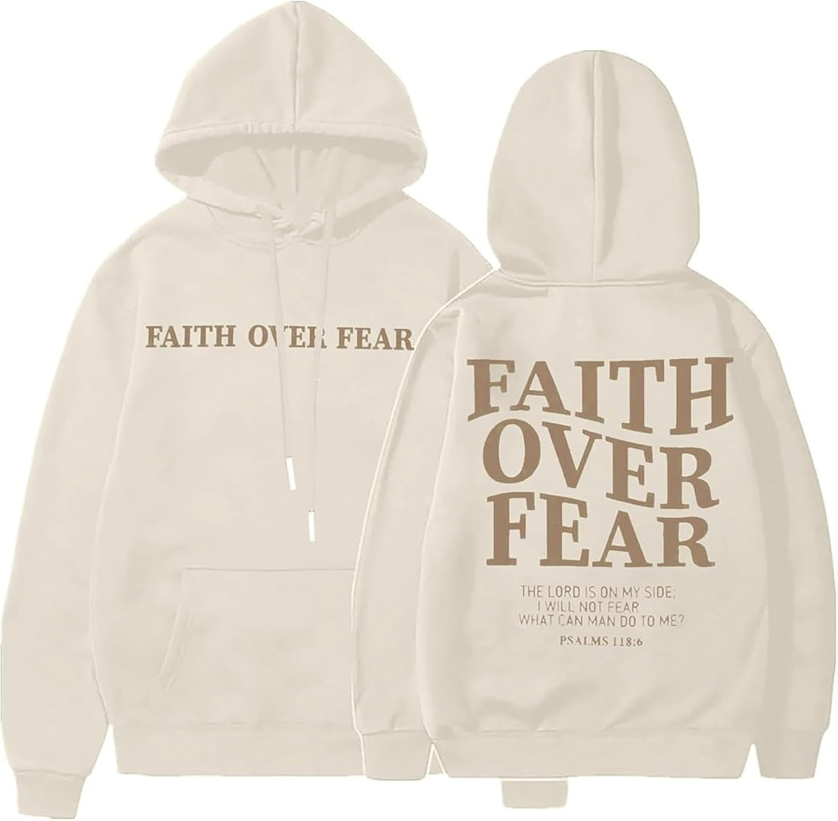 Faith Over Fear Women Christian Graphic Christian Religious Sayings Sweater Bible Pullover Tops