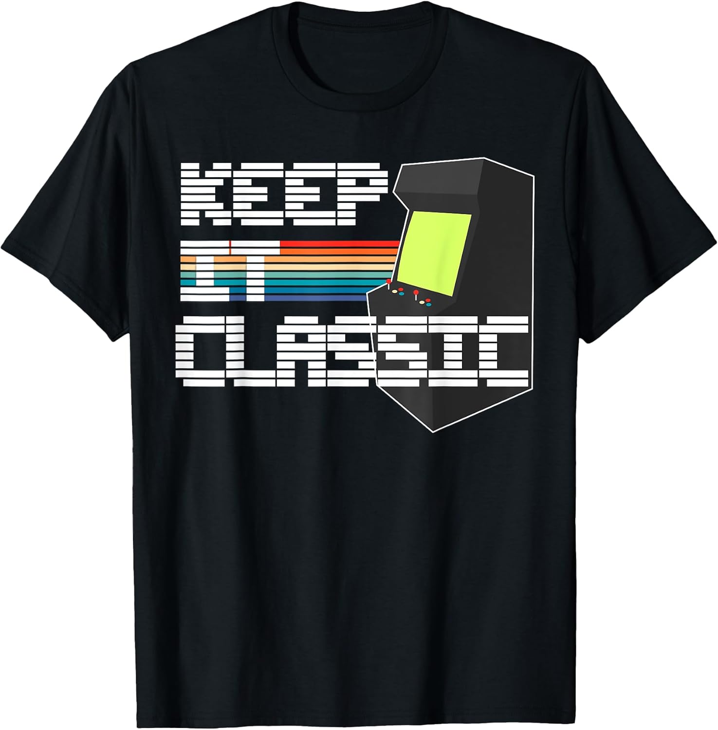 Retro Gamer Vintage Video Game 80s 8-Bit Gaming Classic Unisex , , , Long Sleeve Tee