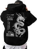 Men's Graphic Quarter Zip s Casual Long Sleeve Drop Shoulder Pullover Streetwear Top