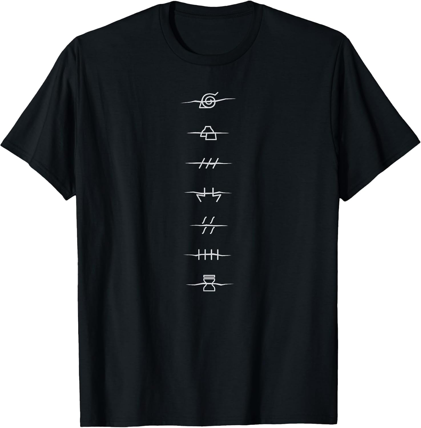 Shippuden Front Back Anti-Village Anime Unisex , , , Long Sleeve Tee