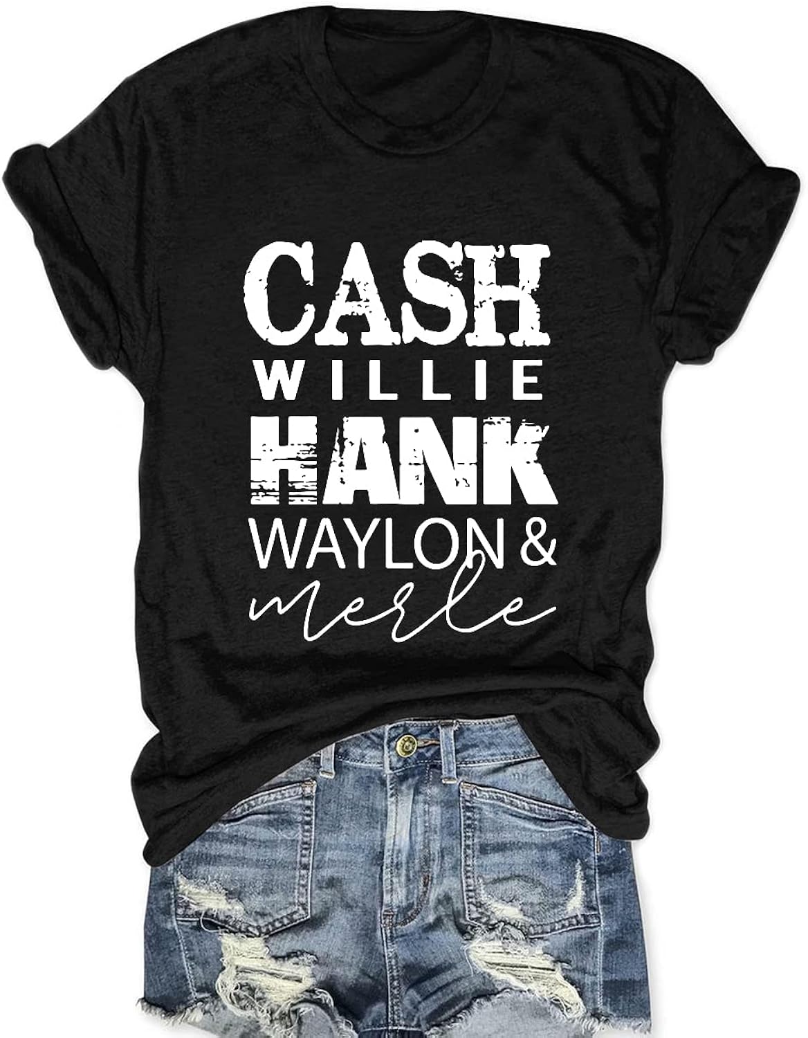 Women Rock Band T Shirt Vintage Country Music Shirt Concert Outfit Short Sleeve Tops Unisex , , , Long Sleeve Tee