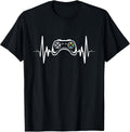 Heartbeat Gaming Console Gamepad Gamer Unisex , , , Long Sleeve Tee