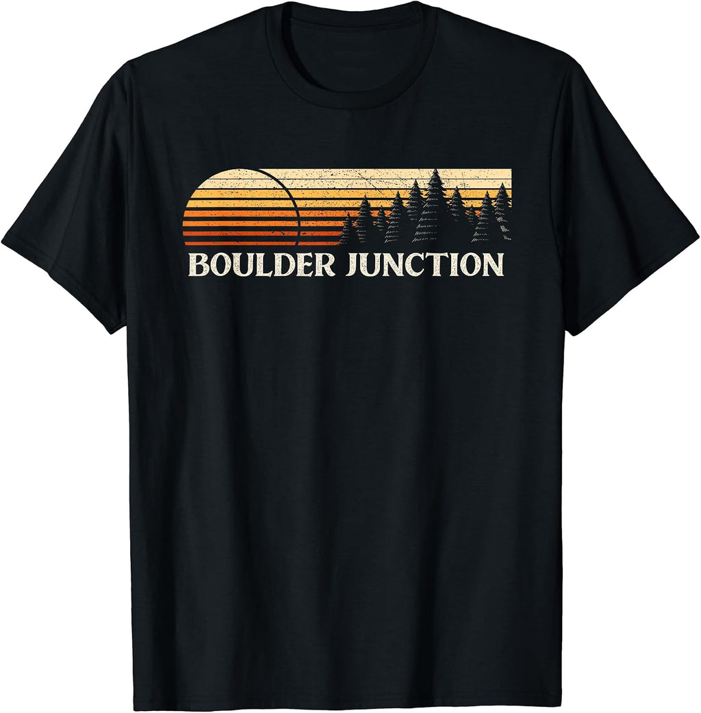 Vintage Retro Boulder Junction, Wisconsin