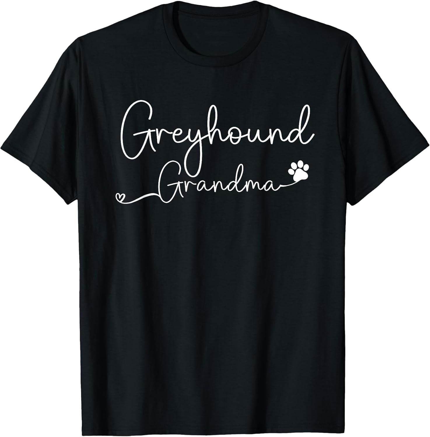Greyhound Grandma Design Greyhound Dog Lovers for Men Women Kids Unisex , , , Long Sleeve Tee