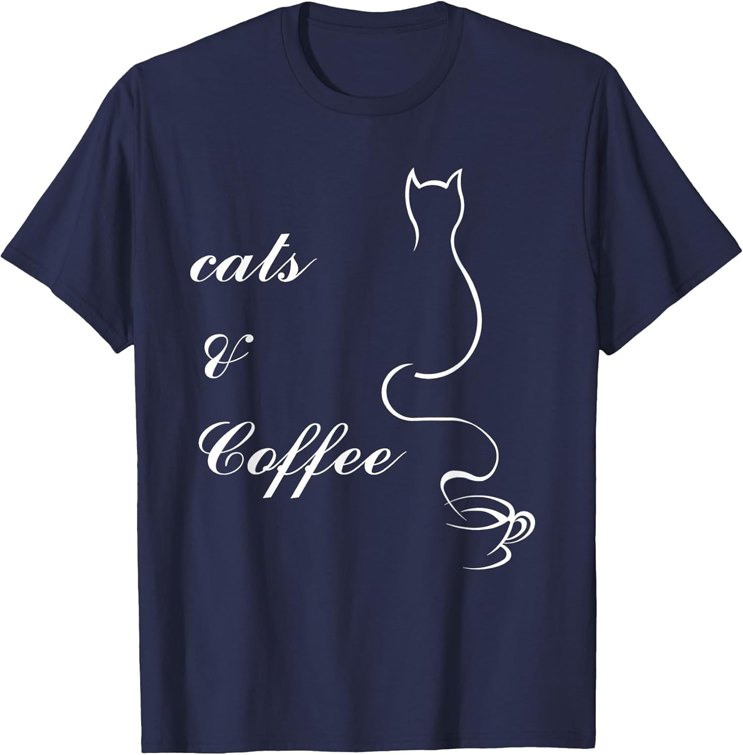 Cute Cats and Coffee Unisex , , , Long Sleeve Tee