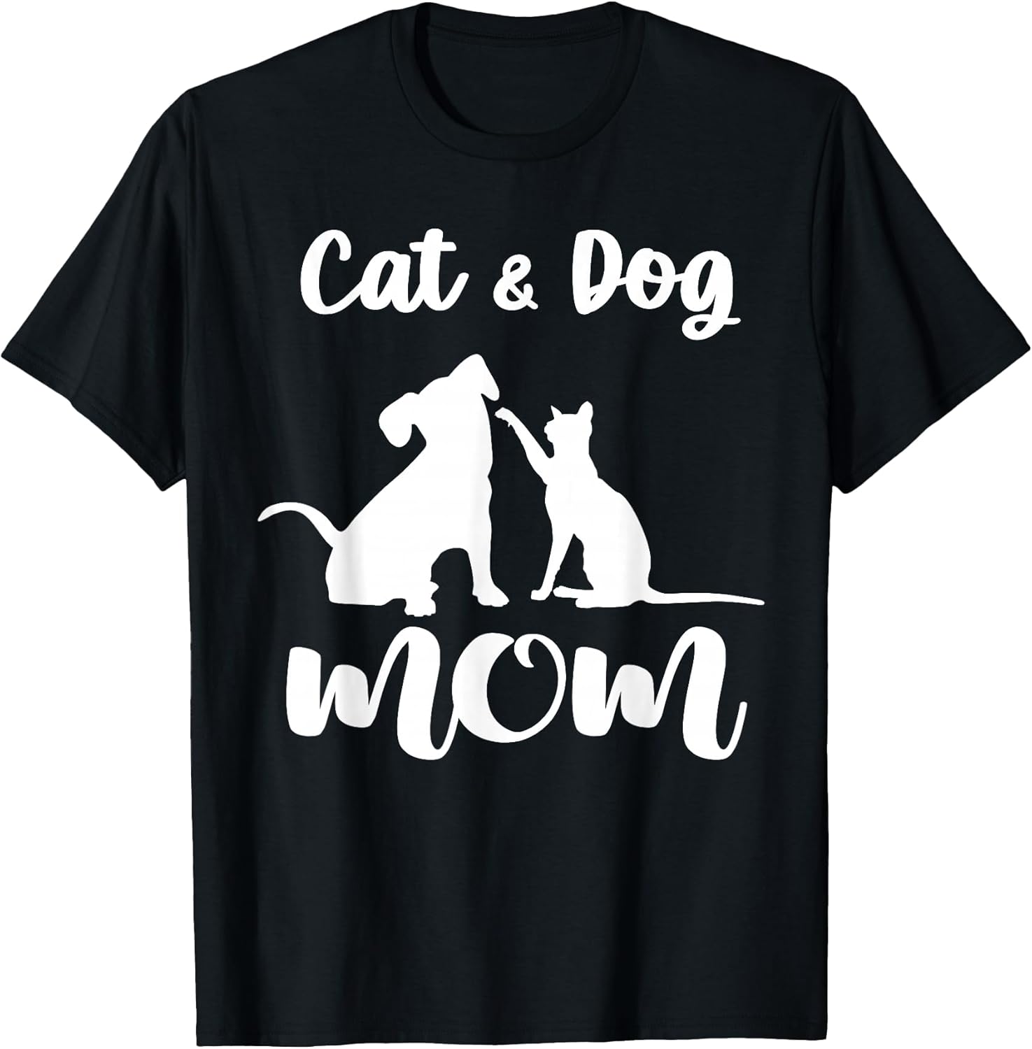 Cat and Dog Mom Shirt Pets Animals Lover Puppy for Women Unisex , , , Long Sleeve Tee