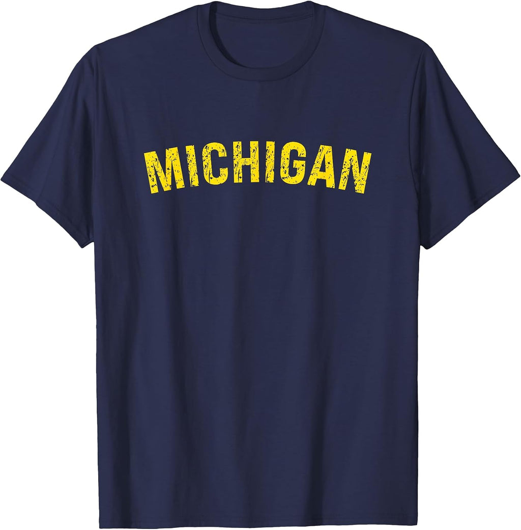 Vintage Michigan Mens Michigan Womens Blue