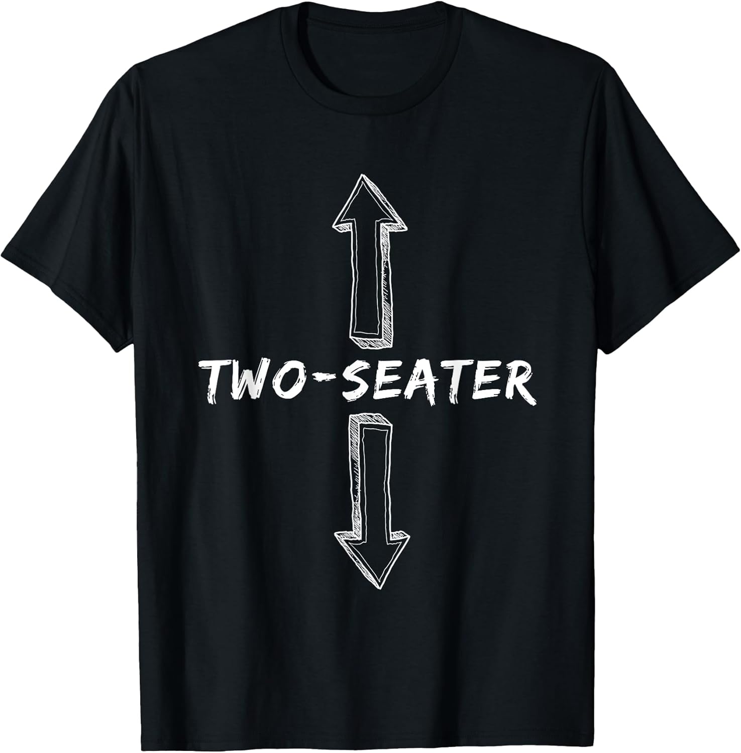 Two Seater Dirty Humor Funny Sarcastic Offensive Gag Gift Unisex , , , Long Sleeve Tee