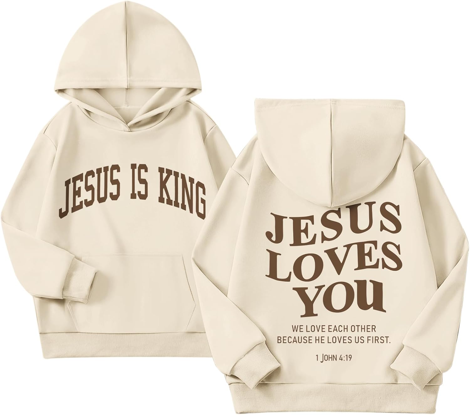 Jesus Loves You Jesus Is King Christian for Girls God Bible Verse Religious Faith Cute Graphic Top