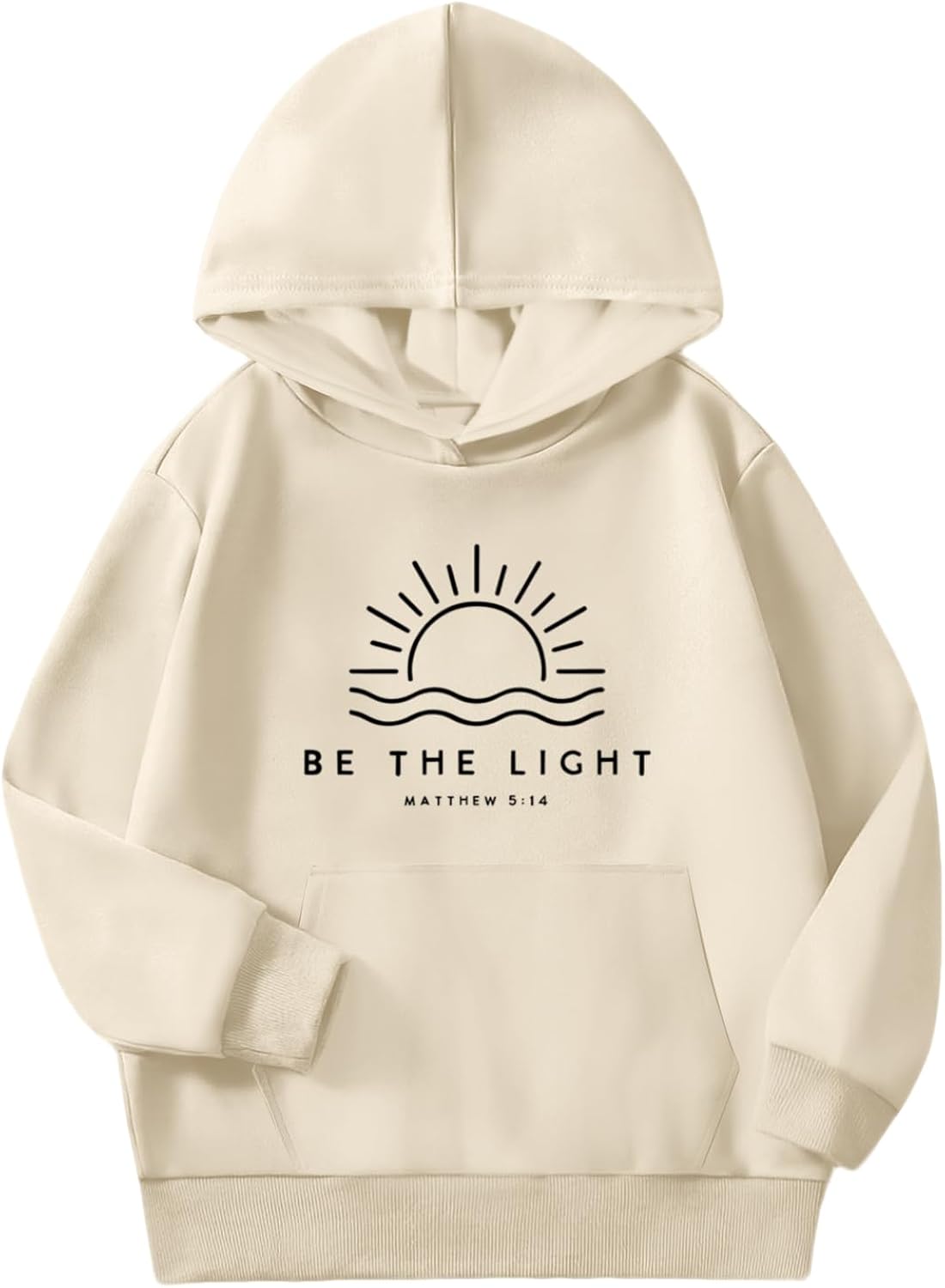 Be The Light Christian for Girls Bible Verse Jesus God Religious Faith Preppy Cute Graphic Top