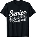 2026 Senior Choir Band Orchestra Class of 2026 Music Notes Unisex , , , Long Sleeve Tee