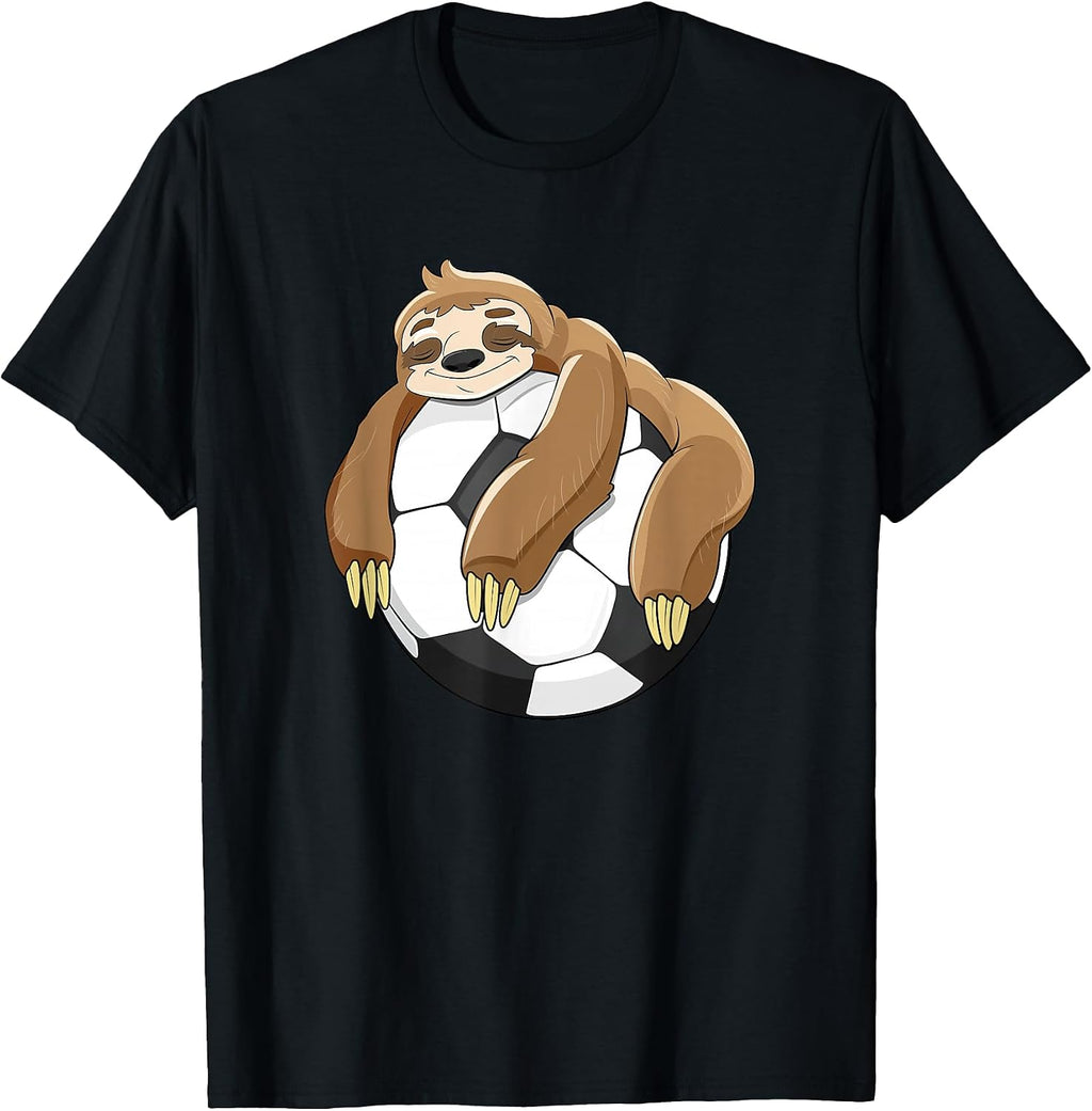 Funny Sloth Boy Soccer Tee