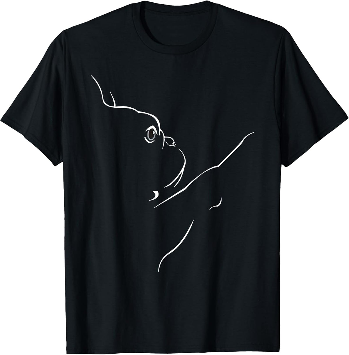 French Bulldog Illustration Line Art Bulldog Lovers Unisex , , , Long Sleeve Tee