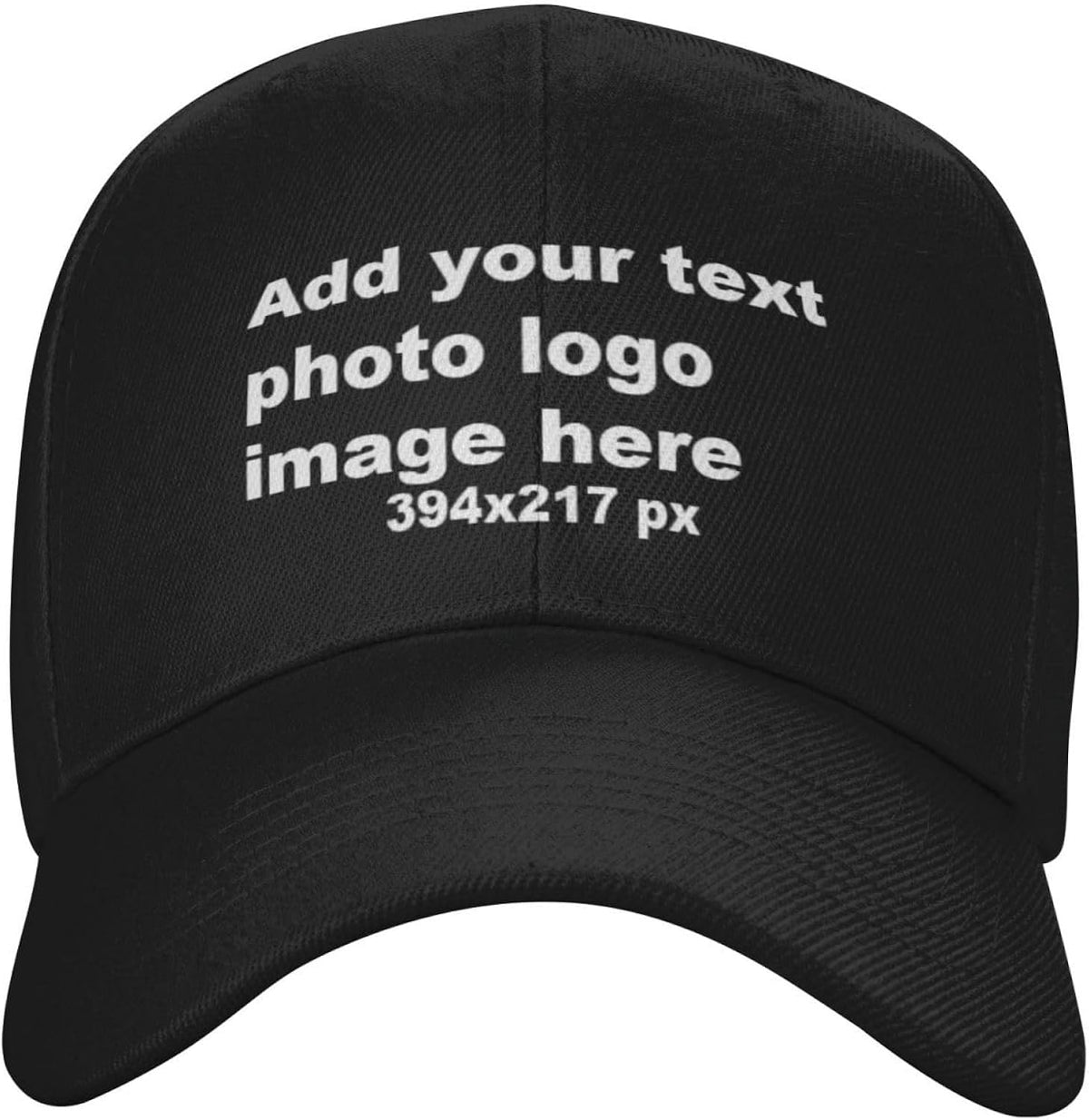 Custom Baseball Hats for Men & Women - Add Text/Photo/Logo - Adjustable Breathable Outdoor Hat, Sports & Casual- Bulk Supply