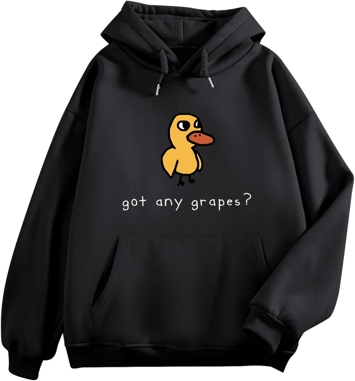 Cute Duck Graphic s for Teen Girls Kawaii Cartoon Funny s Letter Print Pullover With Pocket