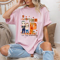 Personalized Couple Shirt – Custom Names & Characters – Funny I Love Her His Personality Fall Matching T-Shirts