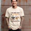 Personalized Beer & Dog Lover – Man Cannot Survive Beer Alone – Custom Dog Breed & Name T-Shirts