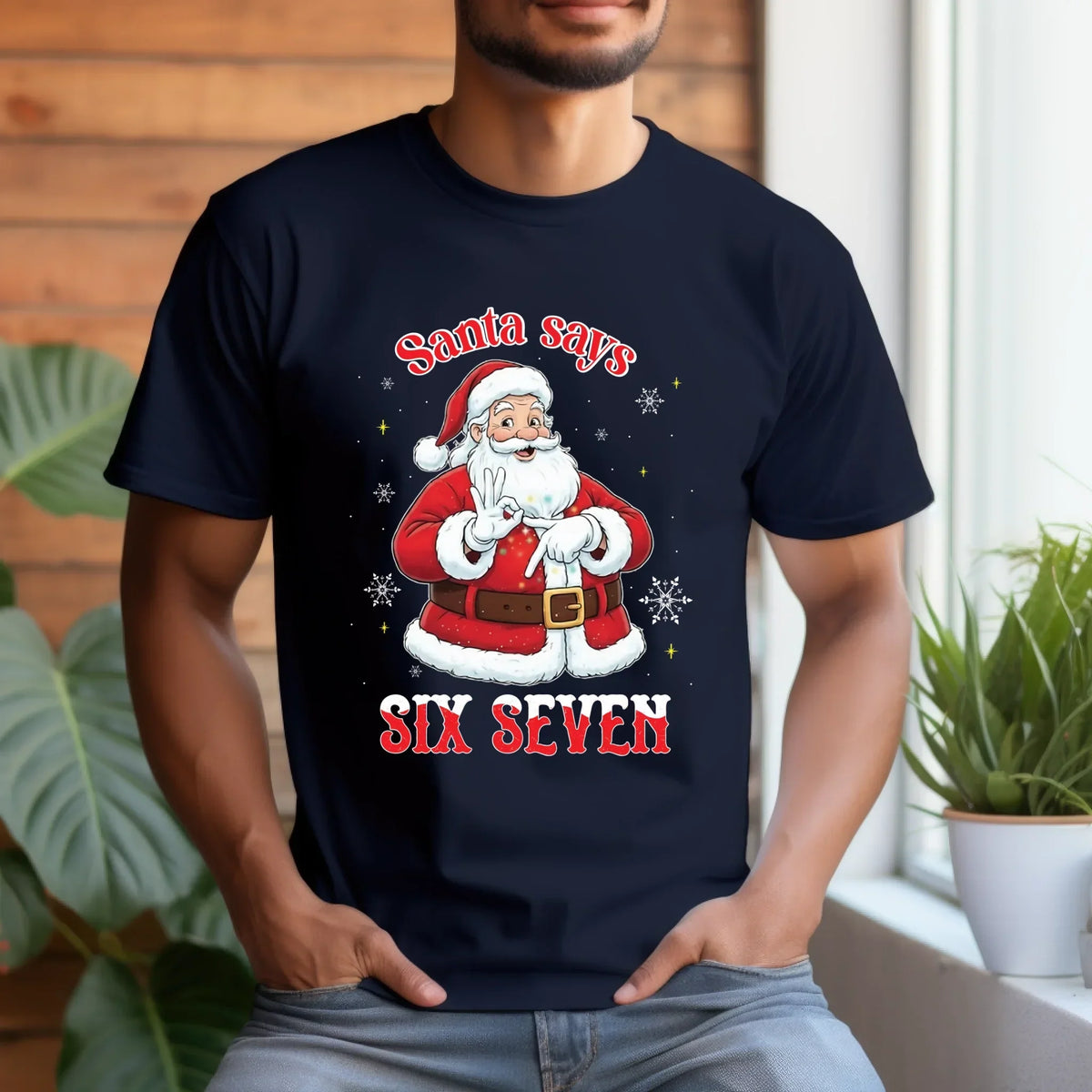 Santa Says Six Seven Funny T-Shirts