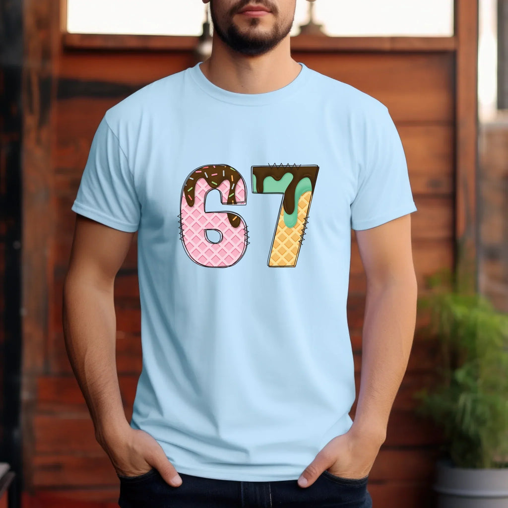 “67 Ice Cream ” & – Fun Dessert T-Shirts