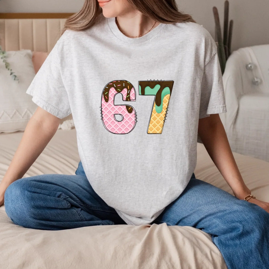 “67 Ice Cream ” & – Fun Dessert T-Shirts