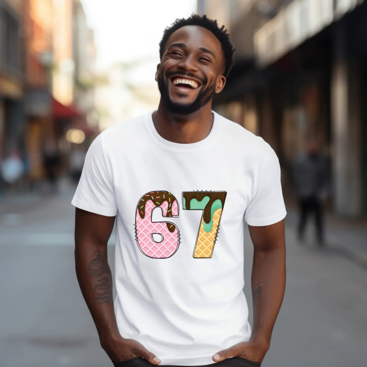 “67 Ice Cream ” & – Fun Dessert T-Shirts