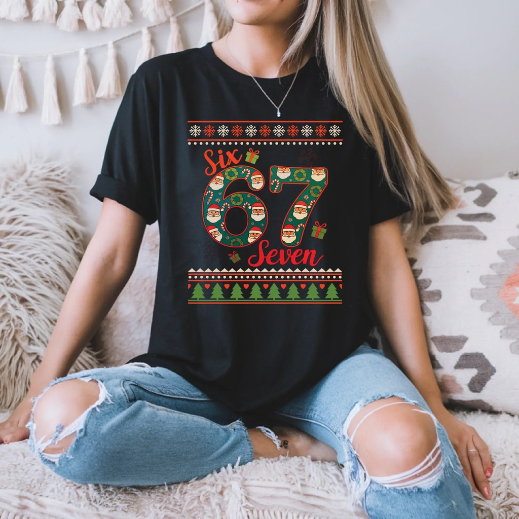 “Six Seven” & – Funny Santa T-Shirts