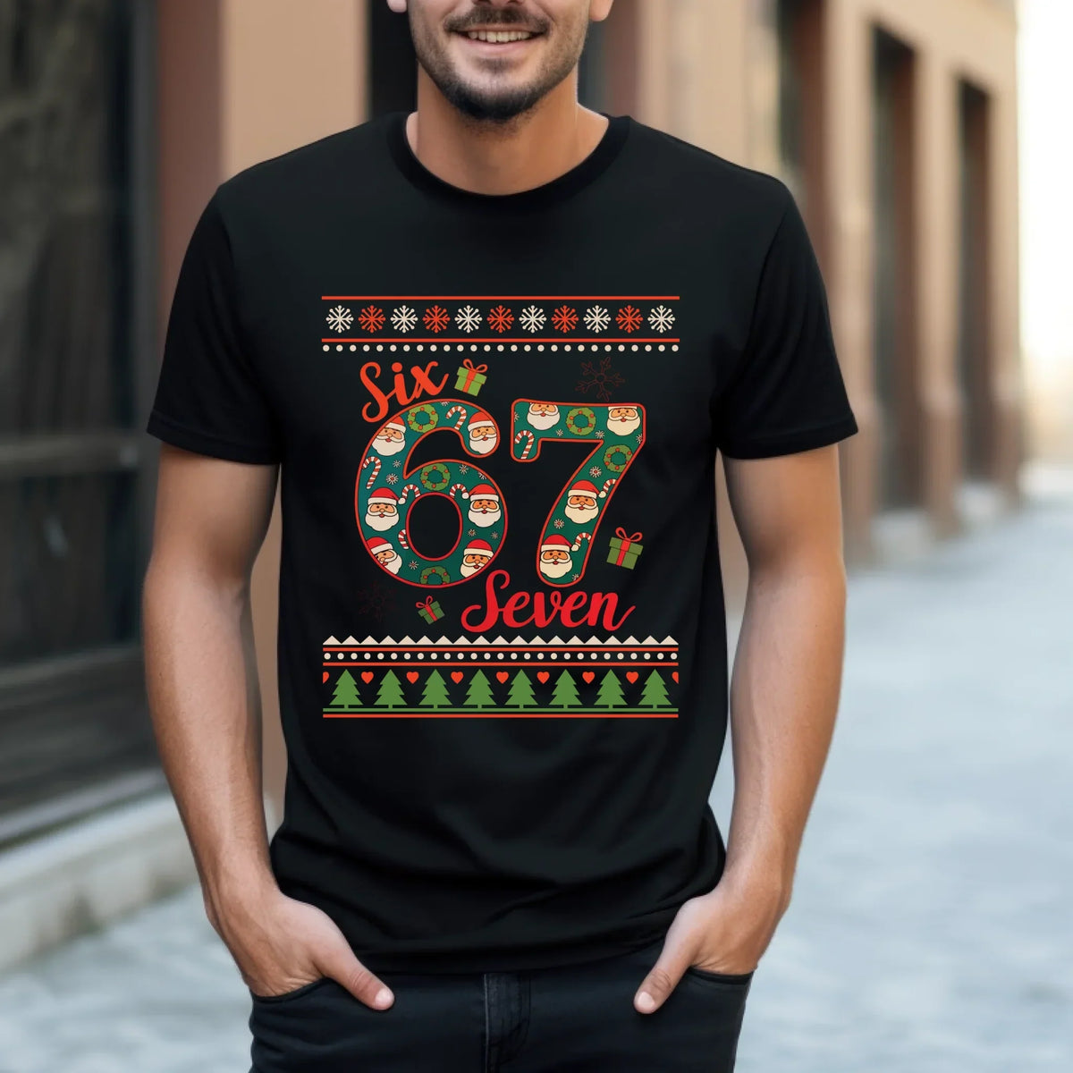 “Six Seven” & – Funny Santa T-Shirts