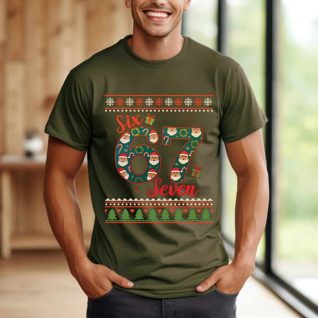 “Six Seven” & – Funny Santa T-Shirts