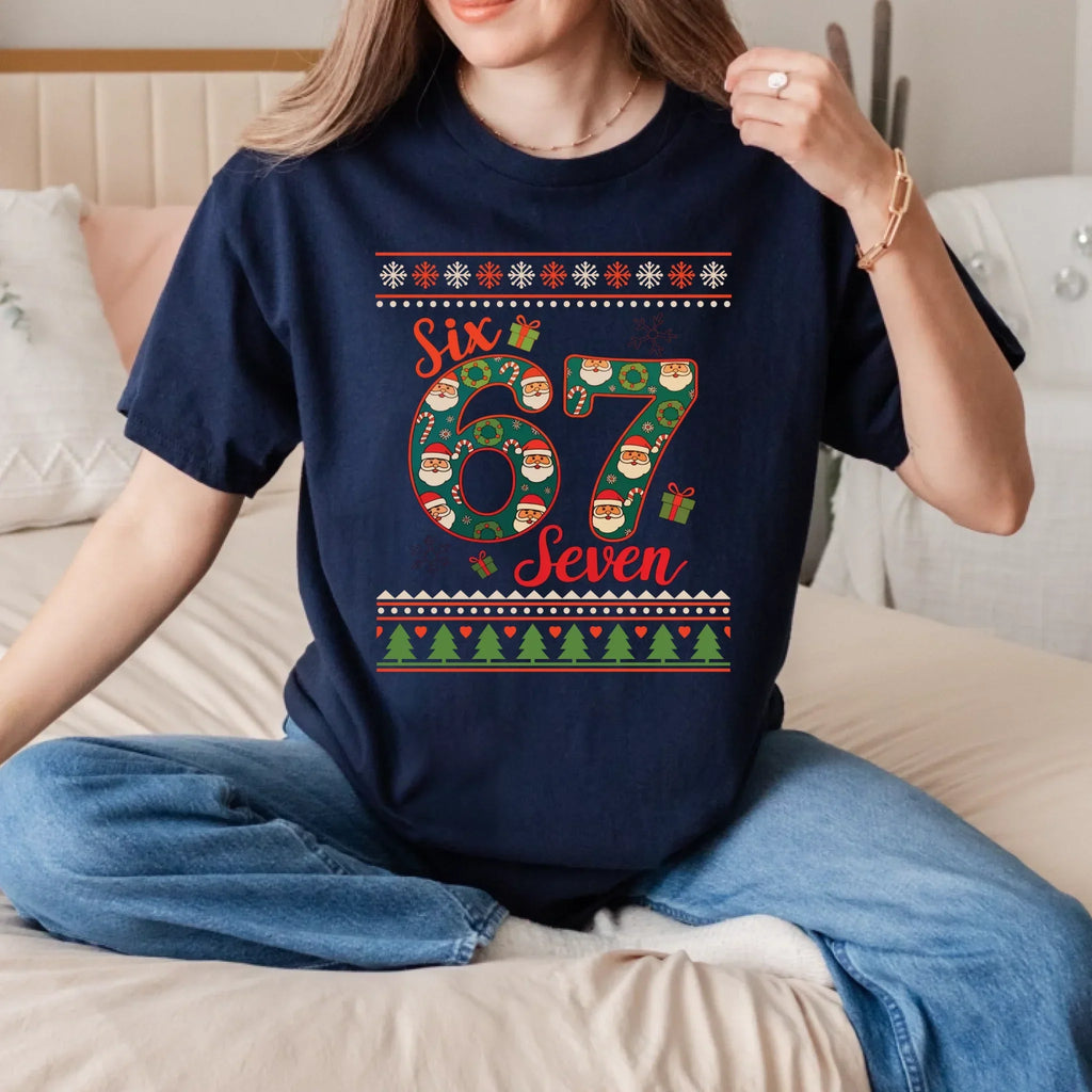 “Six Seven” & – Funny Santa T-Shirts
