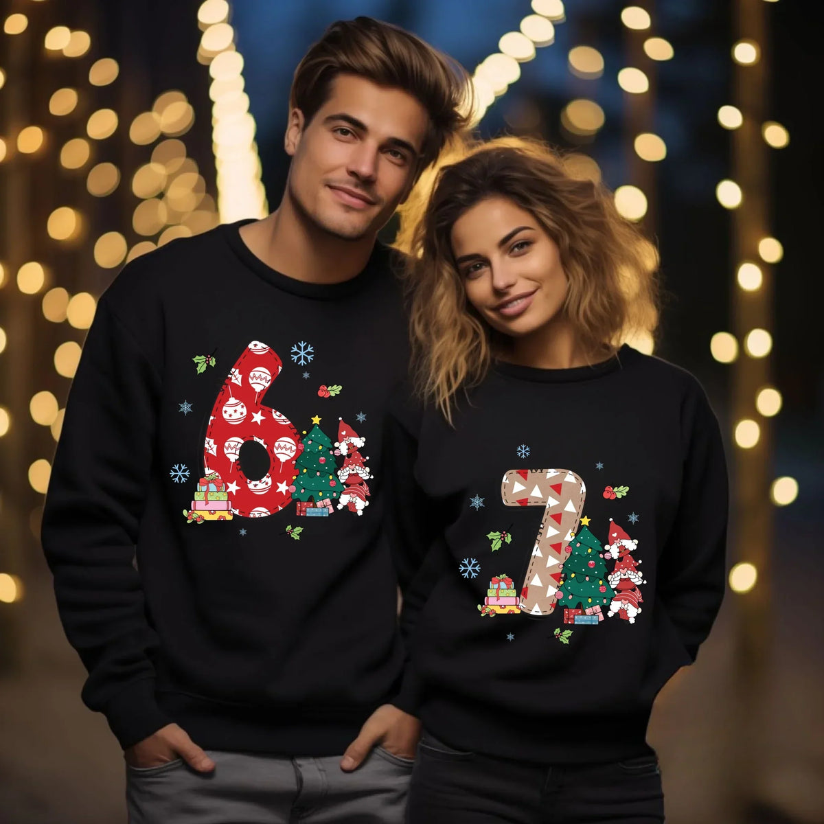 “6 & 7 Couple ” Matching & – Cute Couples T-Shirts