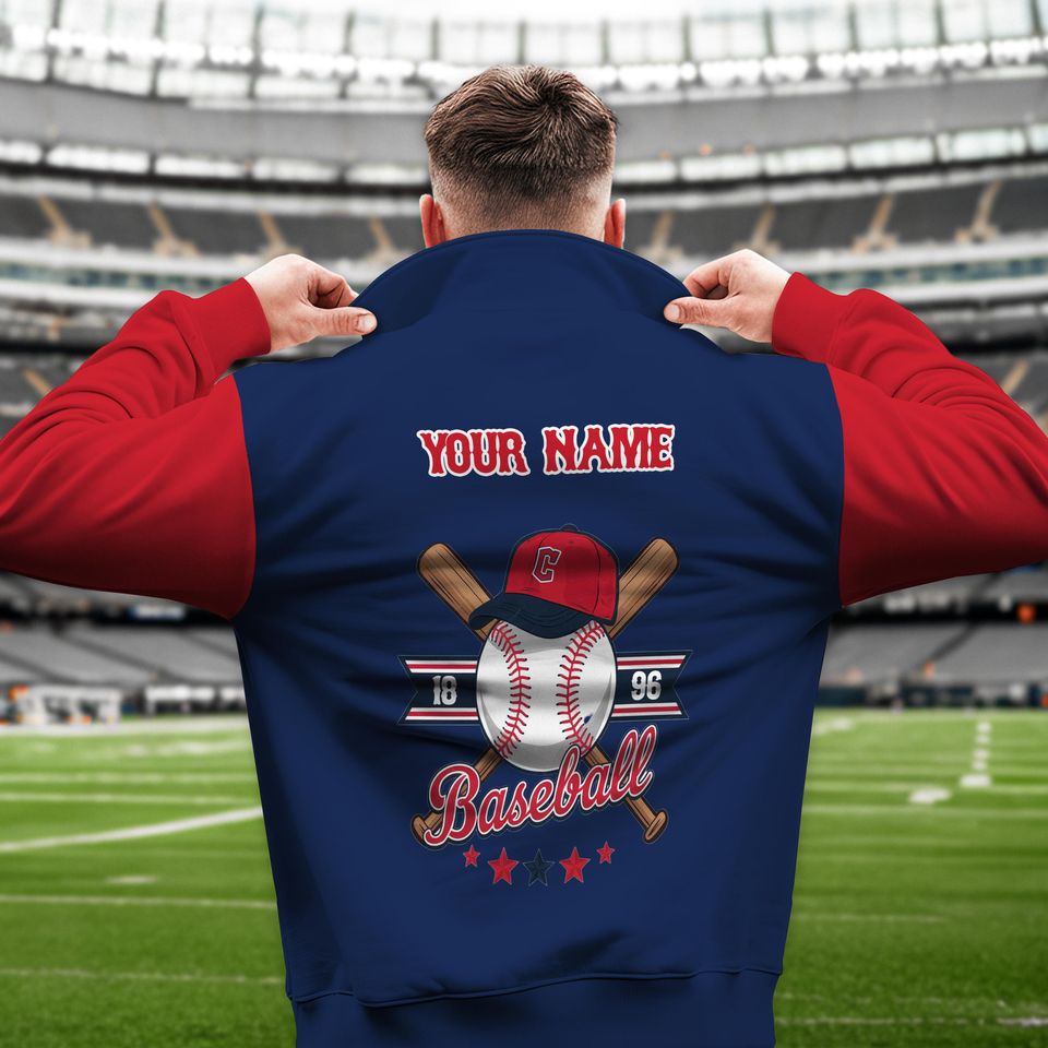 Cleveland Guardians New Collection Casual Stand Collar Sweatshirt