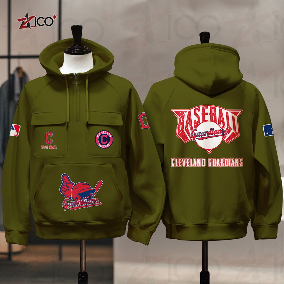 Personalized Cleveland Guardians New Collection Cargo Hoodie, Baseball Lover Gift