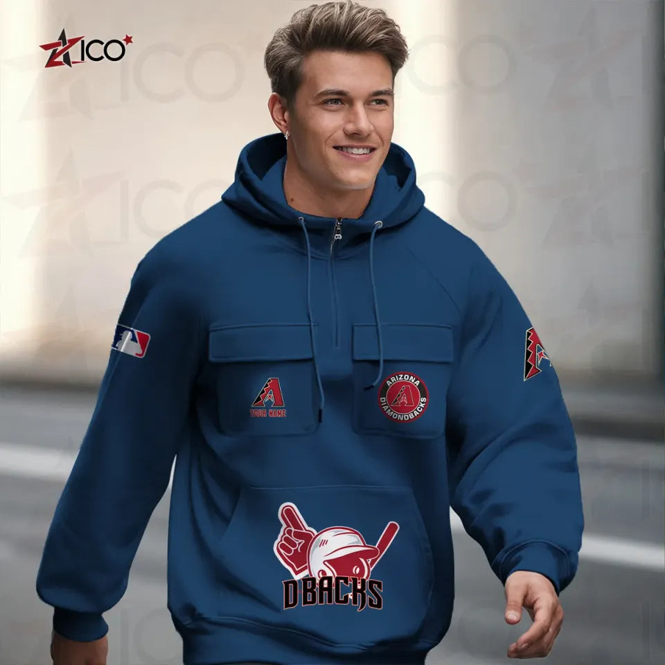 Personalized Arizonna Diamondbacks New Collection Cargo Hoodie, Baseball Lover Gift